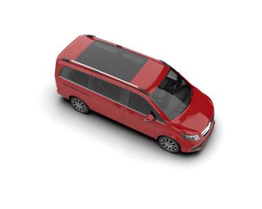 Modern araba beyazda izole edilmiş. 3 Boyutlu Hazırlama -