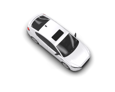 Siyah arka planda bir araba. 3d illüstrasyon