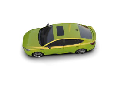 Modern bir arabanın 3 boyutlu görüntüsü