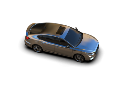 Modern lüks SUV siyah arka planda izole edilmiş. 3d oluşturma.