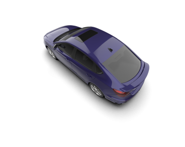 araba beyaz arkaplanda izole edildi