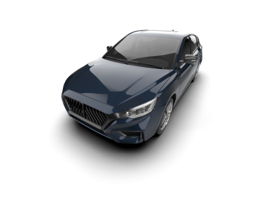 Stüdyoda daha az marka SUV konsept bir arabanın 3 boyutlu çizimi.