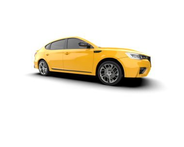 Beyaz arka planda bir araba. yüksek kaliteli fotoğraf