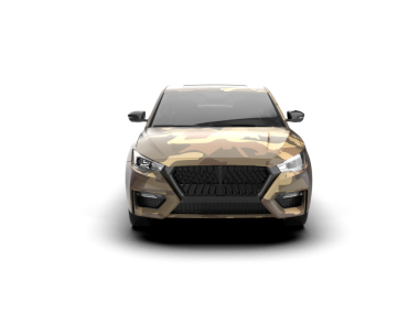 Arka planda bir araba. 3 boyutlu illüstrasyon. Mükemmel tablonun yüksek kaliteli modeli. yüksek araba boyası