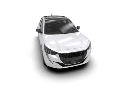 modern araba beyaz arkaplanda izole edildi