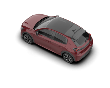 Beyaz arka planda kırmızı araba. yüksek kaliteli resimleme