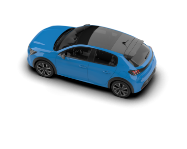 Modern kompakt araba. Beyaz arkaplandaki araba.