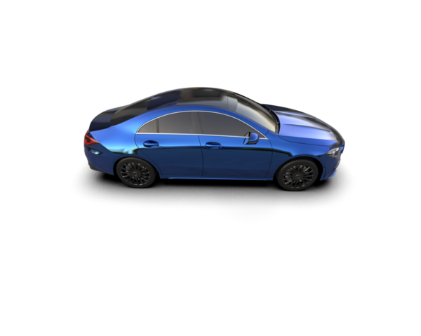 Modern araba. 3d oluşturma