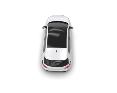 Araç sedanı izole edildi. 3d oluşturma