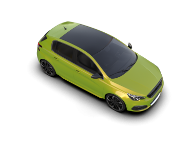 Siyah arka planda modern araba.