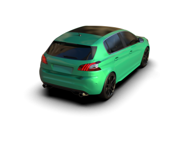 Bir markanın 3 boyutlu tasarımı - daha az genel bir araba