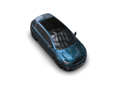 Siyah arkaplanda bir araba