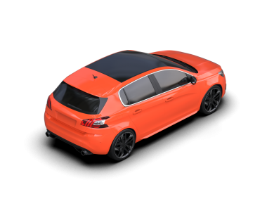 3 boyutlu lüks bir araba.