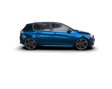 mavi araba arka planda izole edildi