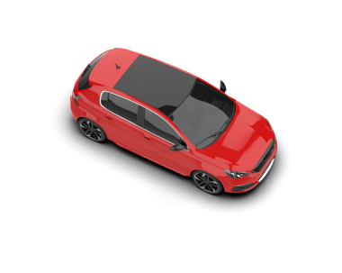 Araba manzaralı. 3 boyutlu görüntüleme. 3d illüstrasyon