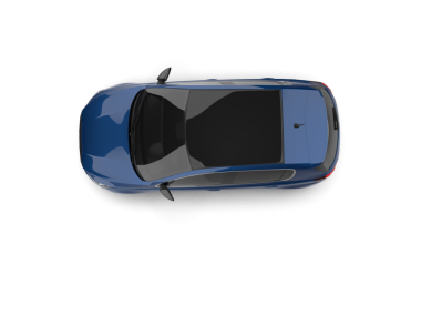 araba beyazda izole edildi