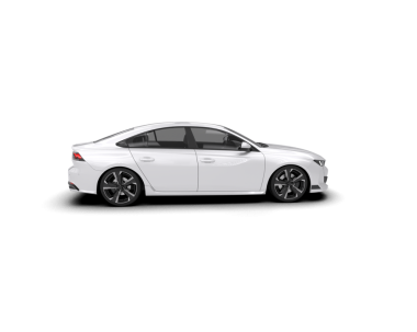 beyaz modern araba. ön görünüm