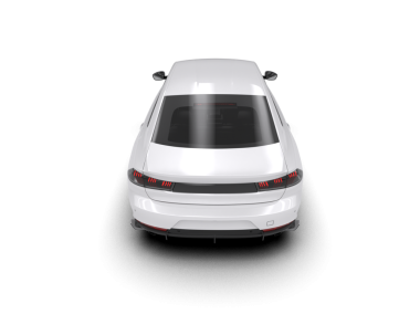 Araç beyaz arkaplanda izole edildi. 3 boyutlu görüntüleme.