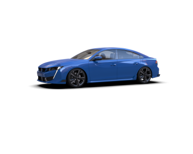 Siyah arka planda modern araba