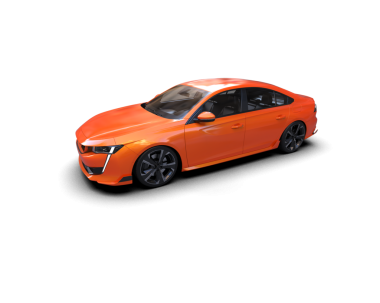 Gri arka planda modern bir araba. 3d oluşturma