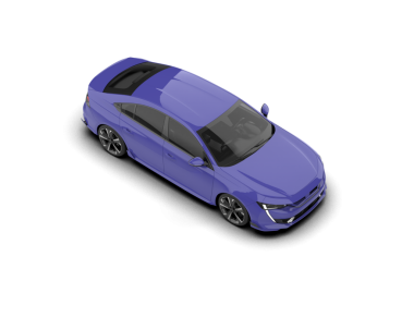 Gerçekçi bir araba. 3 boyutlu görüntüleme. beyaz arkaplanda izole edilmiş.