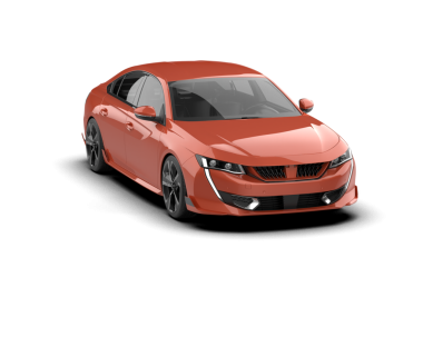 Kırmızı araba izole edildi. 3d oluşturma -