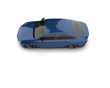 Araba beyaz arka planda izole edilmiş. 3d oluşturma.