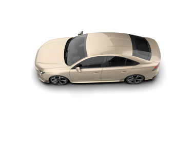 Modern araba. Beyaz bir arka planda izole edilmiş. 3 boyutlu illüstrasyon. yüksek kalite.