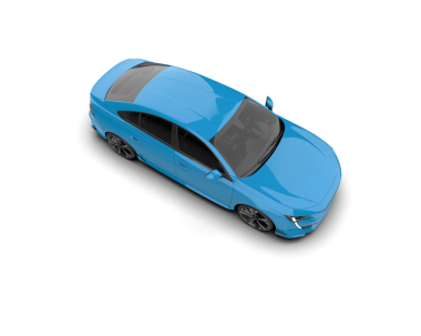 beyaz arka planda modern araba 3 boyutlu görüntüleme.