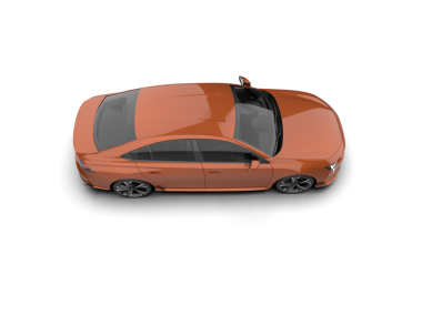 Modern araba. 3d oluşturma