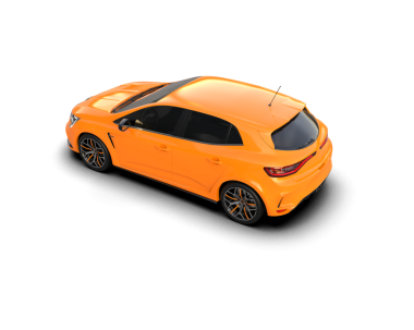 Arka planda modern araba var. 3 Boyutlu Hazırlama