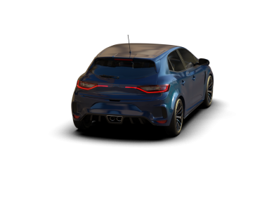 Siyah arkaplanda bir araba