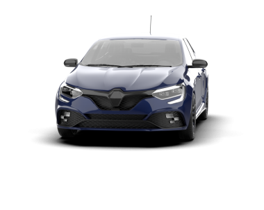 Modern araba arka planda izole edilmiş. 3D görüntüleme - illüstrasyon