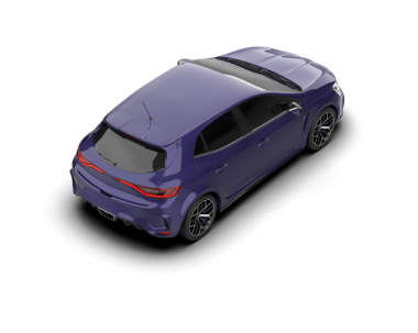 Marka modern bir arabanın 3 boyutlu resmi