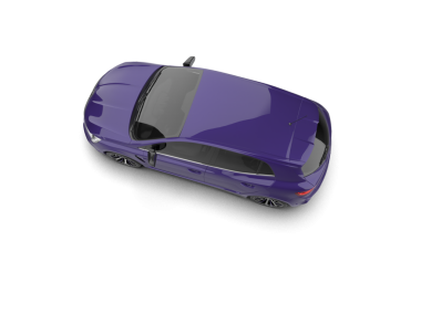 araba beyaz arkaplanda izole edildi