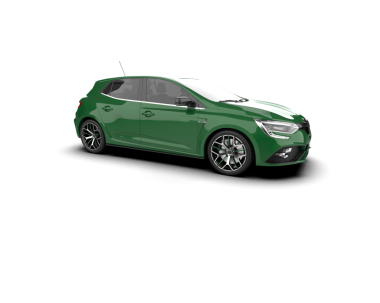 Beyaz bir arka plan üzerinde izole lüks araba.