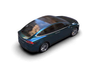 Siyah arkaplanda bir araba.