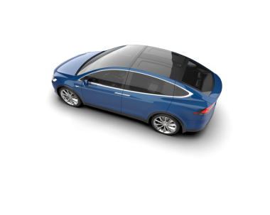 Beyaz arka planda gerçekçi bir araba. 3d illüstrasyon.