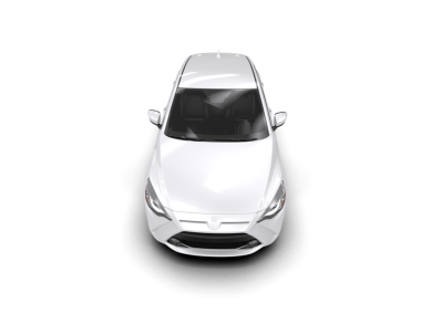 Kesme yolu ve 3 boyutlu görüntüleme ile beyaz arka planda izole edilmiş beyaz lüks araba