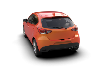 modern kompakt araba - yan görünüm