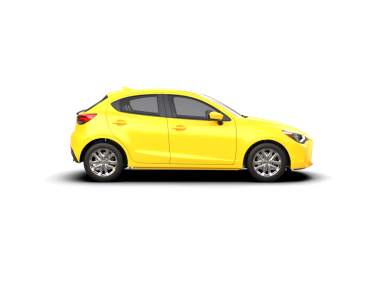 araba beyaz arkaplanda izole edildi.