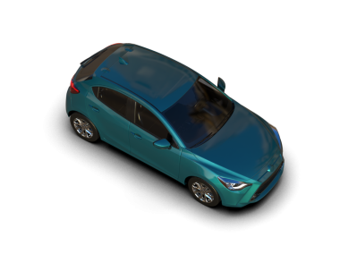 Siyah arka planda modern araba