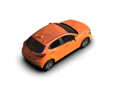 Siyah arka planda modern araba