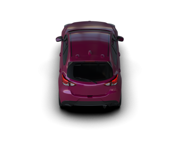 İzole edilmiş siyah arka planda 3 boyutlu araba.