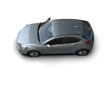 Gri arka planda modern araba.