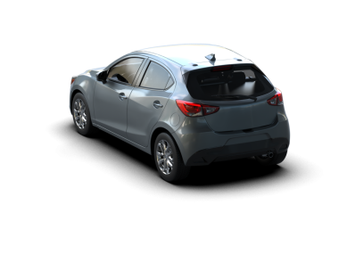 Siyah arkaplanda bir araba