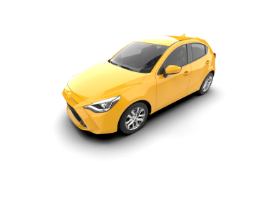 beyaz arkaplandaki araba