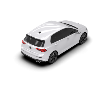 beyaz arka planda modern beyaz sedan