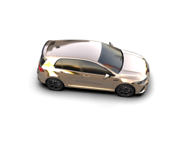 modern araba beyaz arka planda izole edildi. 3 boyutlu görüntüleme -