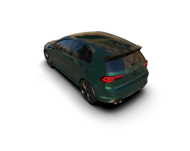 modern araba siyah arka planda izole edilmiş.